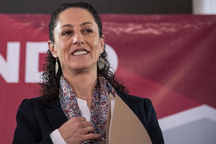 Sheinbaum presenta solicitud de registro como candidata al Gob-CDMX