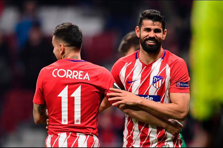 El Atlético de Madrid golea al Lokomitiv en Europa League