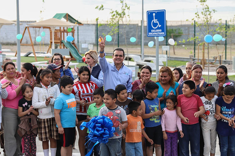 Cumple Rivas construcción de plaza a vecinos de la Virreyes