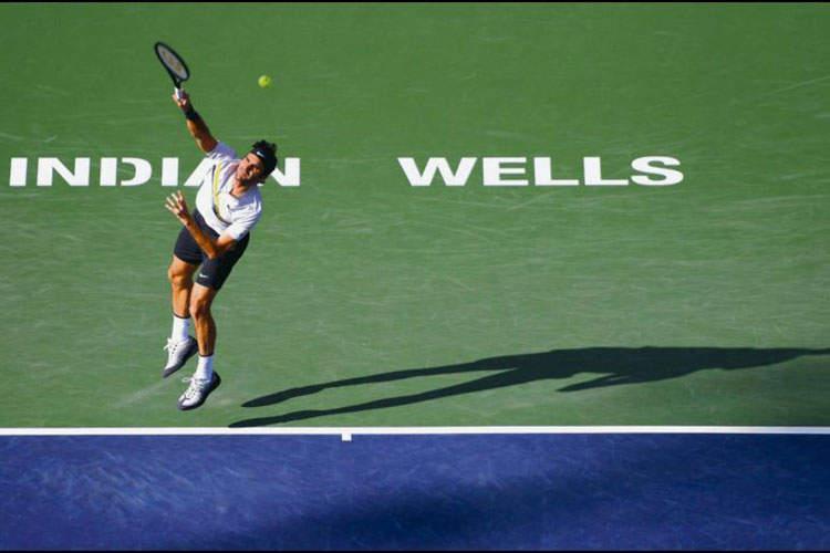 Federer, intratable en Indian Wells