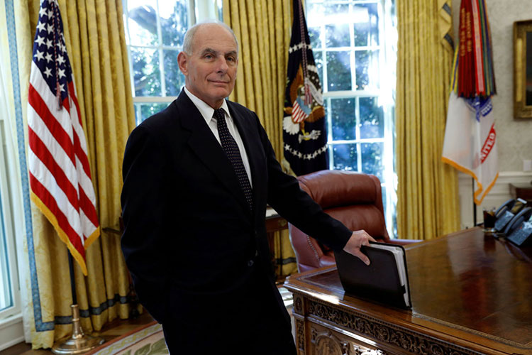 Kelly dice que al ser jefe de gabinete de la Casa Blanca Dios le ‘castigó’