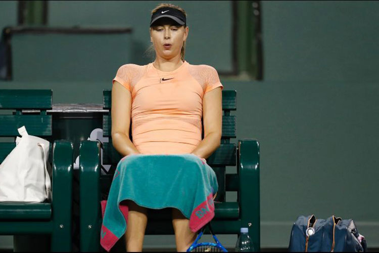 María Sharapova es eliminada del torneo de Indian Wells