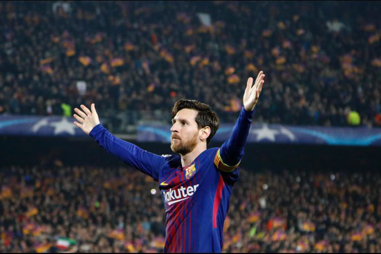 Messi entrena parcialmente con el Barcelona