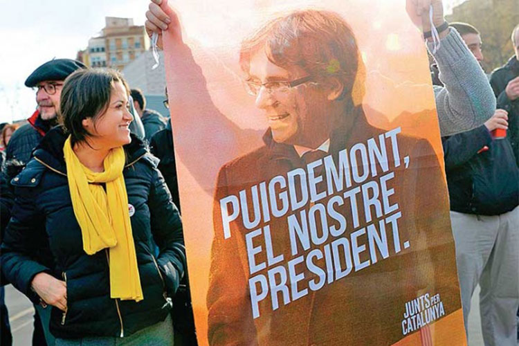 Los separatistas cortan autopista en Cataluña