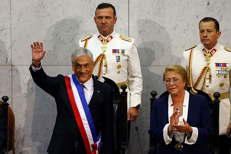 Sebastián Piñera asume, por segunda vez, la presidencia de Chile