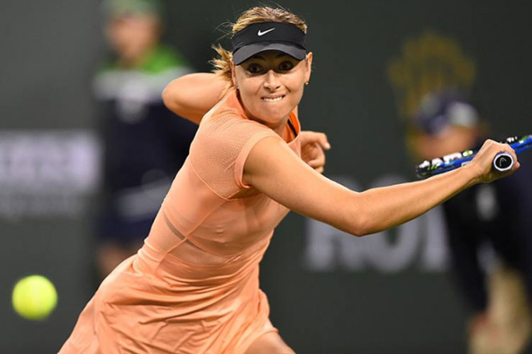 Sharapova dice adiós a su cita en Miami