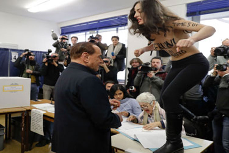 La coalición de Silvio Berlusconi gana en Italia