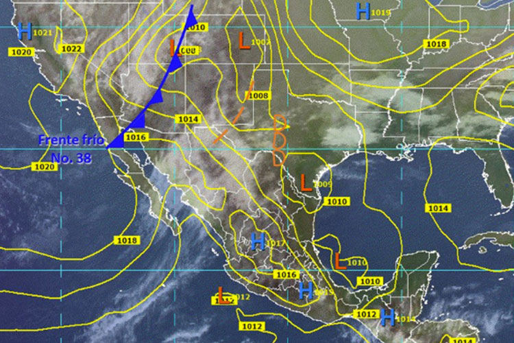 Prevén vientos fuertes en norte del país; en Tamaulipas calor