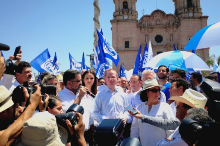 Recuperar la paz y tranquilidad, máxima prioridad: Anaya