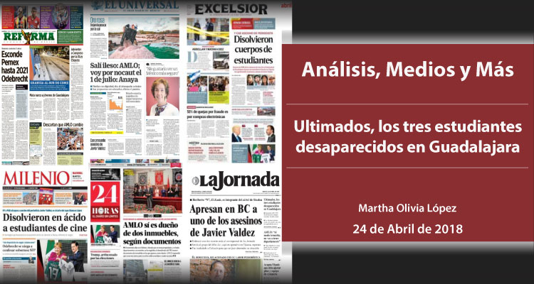 Ultimados, los tres estudiantes desaparecidos en Guadalajara