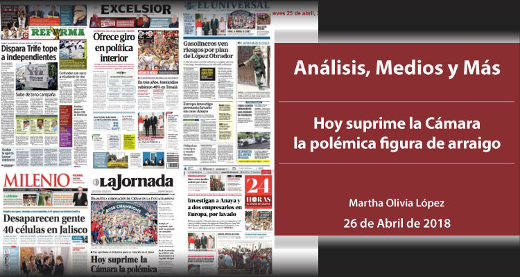 Hoy suprime la Cámara la polémica figura de arraigo