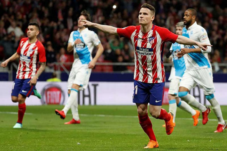 Un penal le basta al Atlético de Madrid