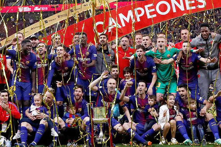 Barcelona gana la Copa del Rey