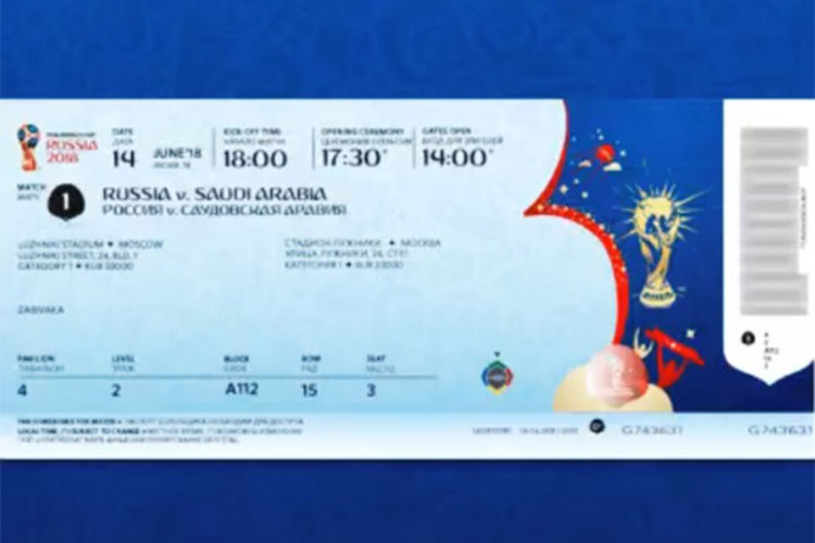 Estos serán los boletos para el Mundial Rusia 2018