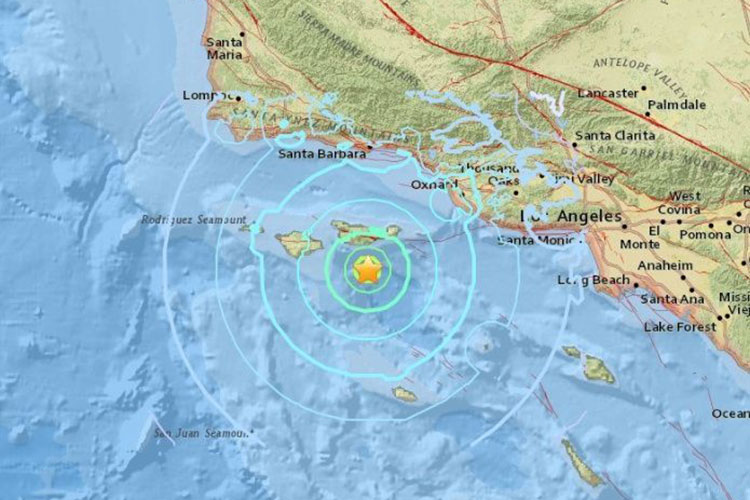 Sismo de 5.3 sacude la costa sur de California