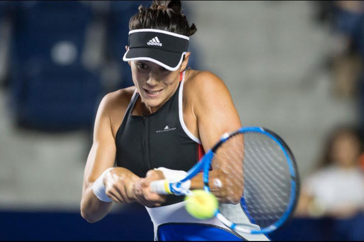 Garbiñe Muguruza debuta con triunfo en el Abierto de Monterrey