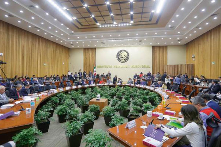 Avanza en INE formato de debate presidencial