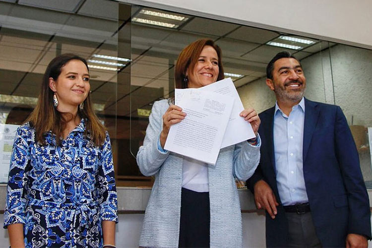 Margarita Zavala presenta queja por spots y dinero ante INE