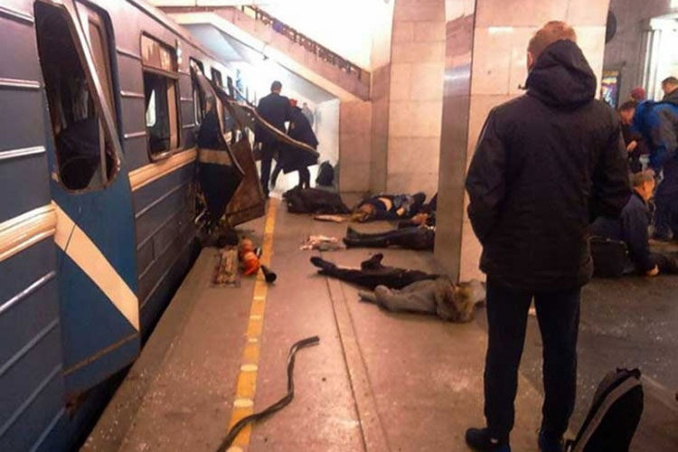 Captura Rusia a autores del atentado en metro de San Petersburgo