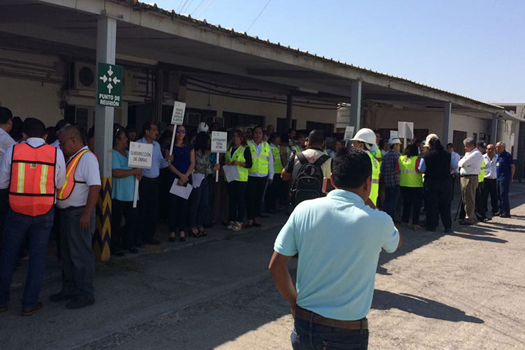 Evacuan a 195 en simulacro de incendio en SCT