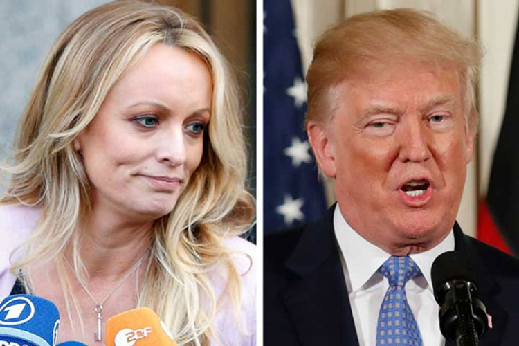 Actriz porno demanda a Trump por difamación