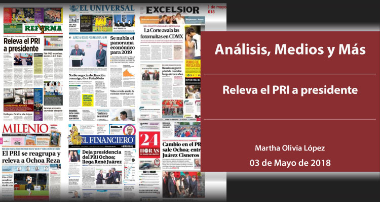 Releva el PRI a presidente