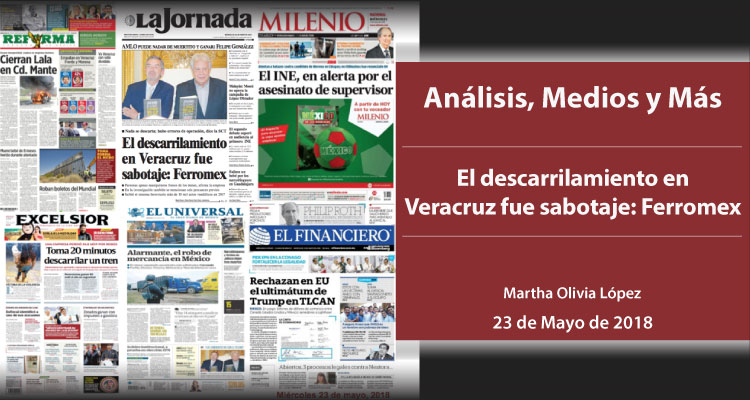 El descarrilamiento en Veracruz fue sabotaje: Ferromex