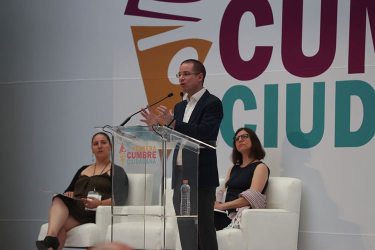 No polemizaré con Calderón: Anaya