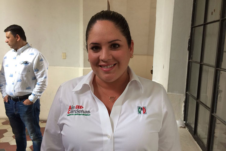 Estado tendrá mi apoyo para reforzar seguridad: Ale Cárdenas