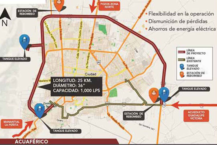 Acuaférico funcionaría hasta Julio