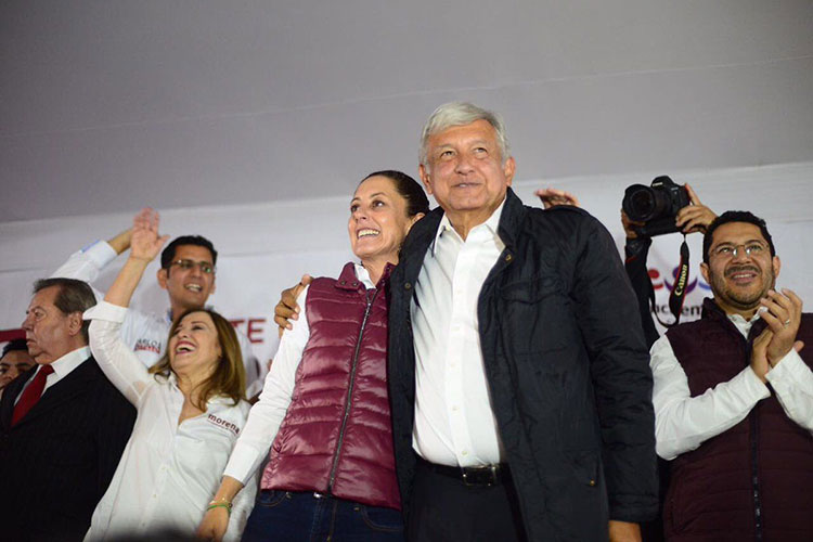 Confirma TEPJF retiro de spot de Sheinbaum en el que aparece AMLO