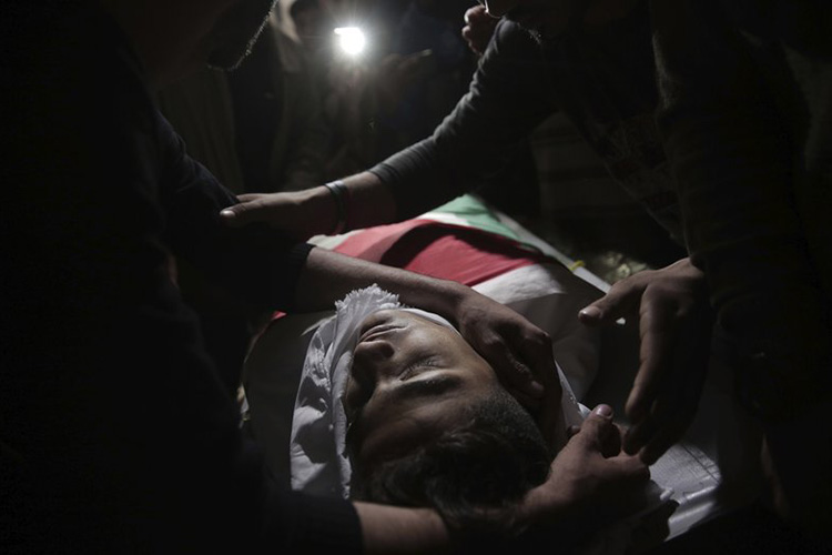 Protestas masivas en Gaza antes de apertura de embajada EEUU