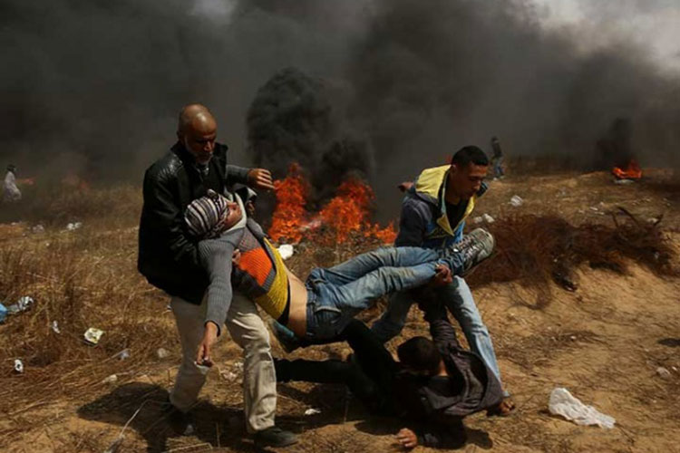 Ejército israelí mata a 3 palestinos en la frontera