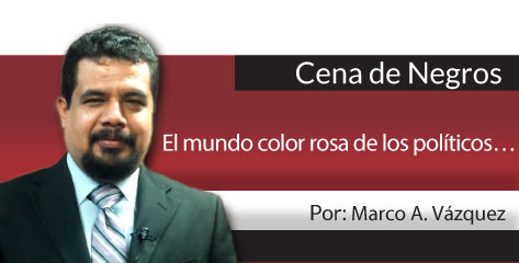Cena de Negros El mundo color rosa de los políticos…