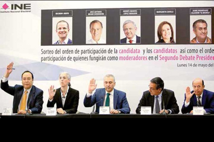 Zavala abrirá el 2º debate presidencial