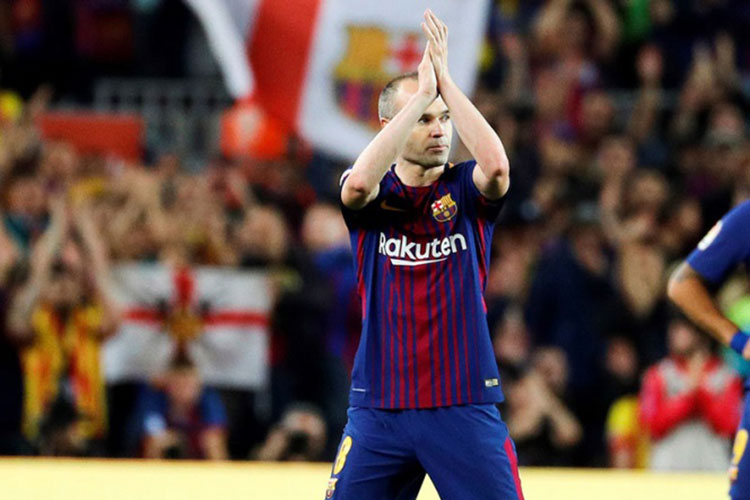 El último Clásico de Iniesta