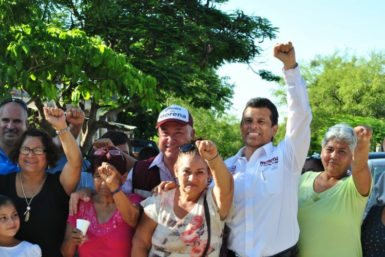Dialoga Gattás con vecinos del ejido Loma Alta
