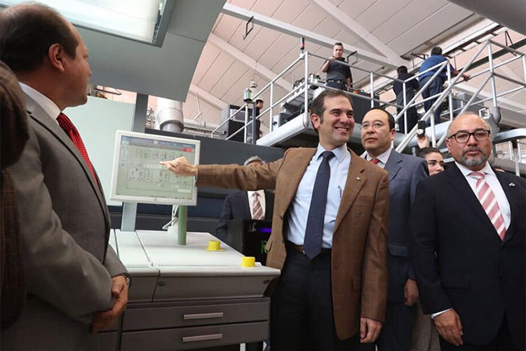 Inicia la impresión de boletas para elección presidencial