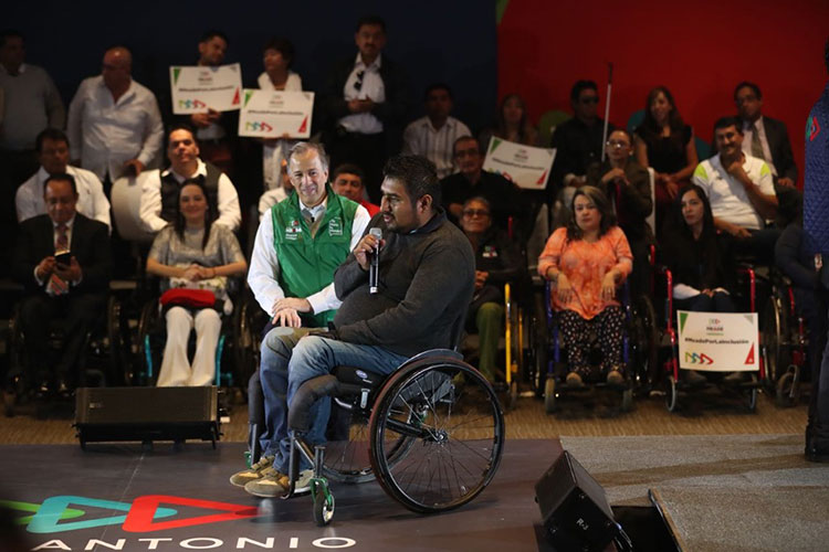 Le hemos fallado a la gente con discapacidad: Meade
