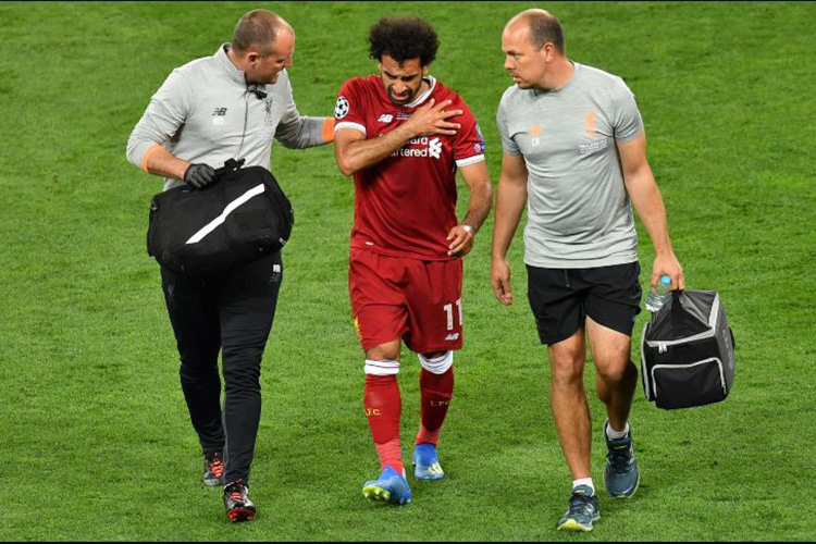 Salah estará de baja ”no más” de tres semanas