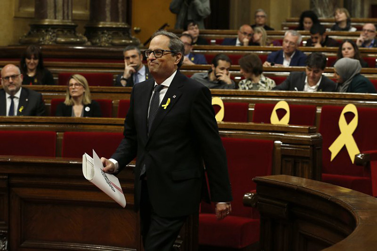 Cataluña cubre vacío de poder con nuevo líder secesionista