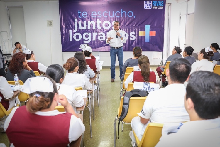 Reafirma compromiso Rivas con trabajadores de la salud