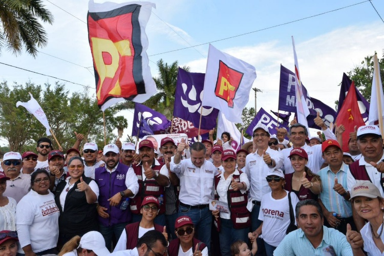 Preparan Américo Villarreal y Morena triunfo en zona conurbada