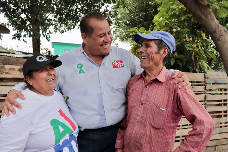 Va Oscar Almaraz con todo en la recta final