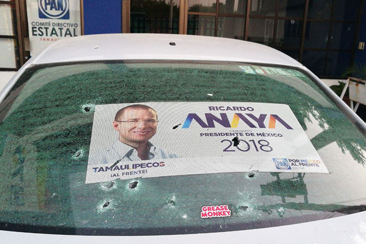 Balean Comité del PAN en Tamaulipas