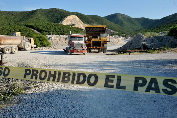Detectan ilegal extracción de materiales en Cruillas