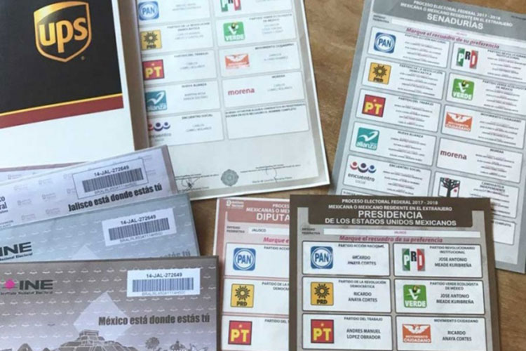 Restan 2 días a mexicanos en el extranjero para enviar sus votos