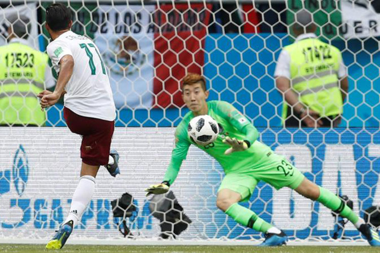 México gana 2-1 a Corea del Sur