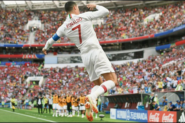 CR7 disfruta su Mundial