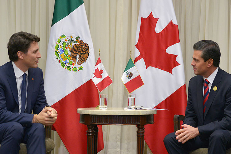 EPN y Trudeau dialogan sobre medidas contra imposición de aranceles de EU